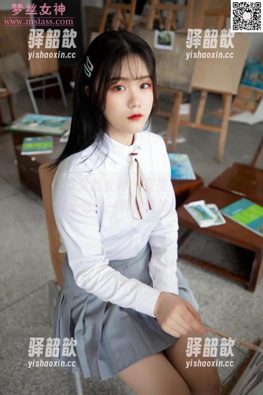 MSLASS梦丝女神-笑笑 MSLASS梦丝女神 - 在笑笑的私房里,甜甜袜子也是一种性感的原图态度!