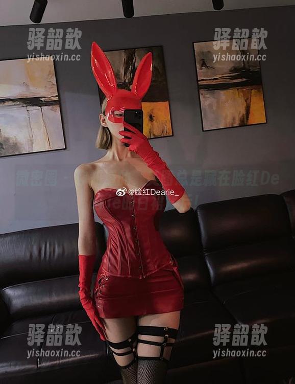 脸红Dearie 微密圈 - 你知道的,美图总是藏在脸红Dearie的白裙背后!